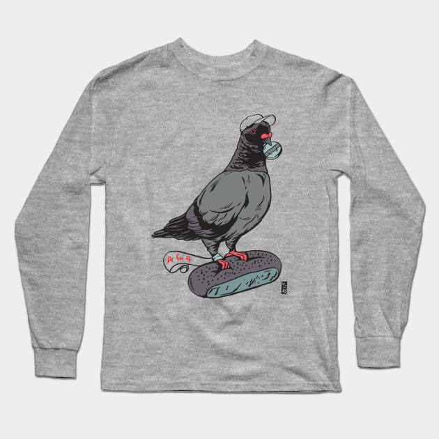 Philly Pigeon Long Sleeve T-Shirt by Thomcat23